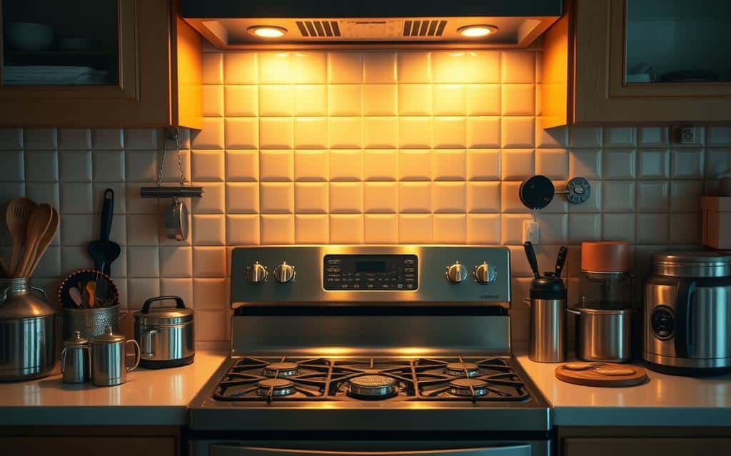 فني محترف يقوم بإصلاح فرن غاز في منزل بالرياض